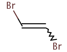 1,2-dibromoethene structural diagram
