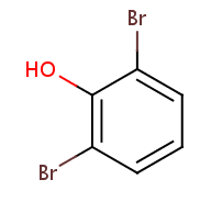 2,6-dibromophenol structural diagram