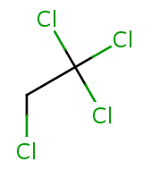 1,1,1,2-tetrachloroethane structural diagram