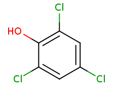 2,4,6-trichlorophenol structural diagram