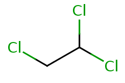 1,1,2-trichloroethane structural diagram