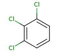 1,2,3-trichlorobenzene structural diagram
