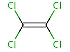 tetrachloroethene structural diagram